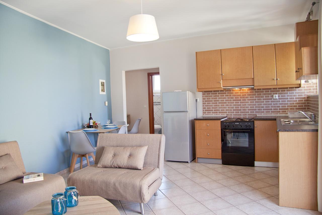 Alkyonida Apartments Chrissi Akti Chania Exterior foto